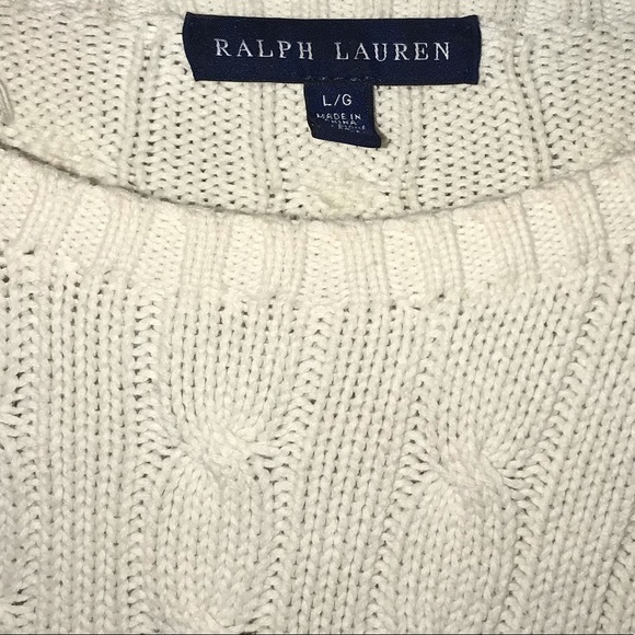 White Ralph Lauren Sweater - Picture 2 of 2
